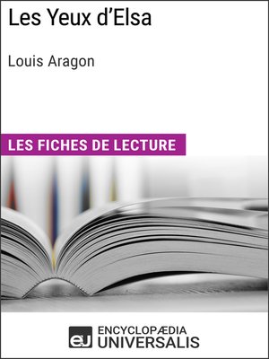 cover image of Les Yeux d'Elsa de Louis Aragon